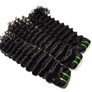 VelHair Raw Cambodian Hair Bundles Deep Wave 12-30''