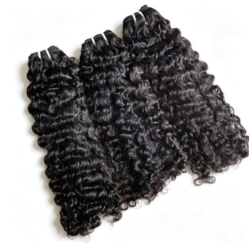 VelHair 12A Premuim Hair Bundles Burmese Curly 10-30''